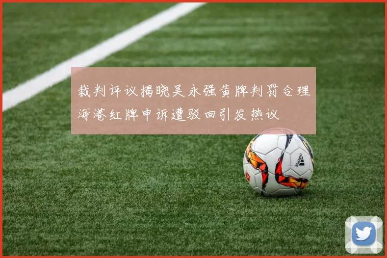裁判评议揭晓吴永强黄牌判罚合理海港红牌申诉遭驳回引发热议